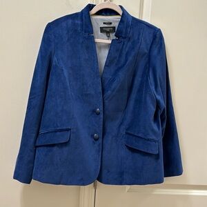 NWOT Talbots Women Velvet Blazer Jacket